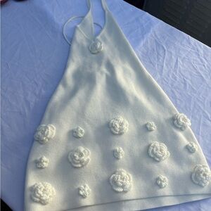 Others Follow White Floral Maxi Dress